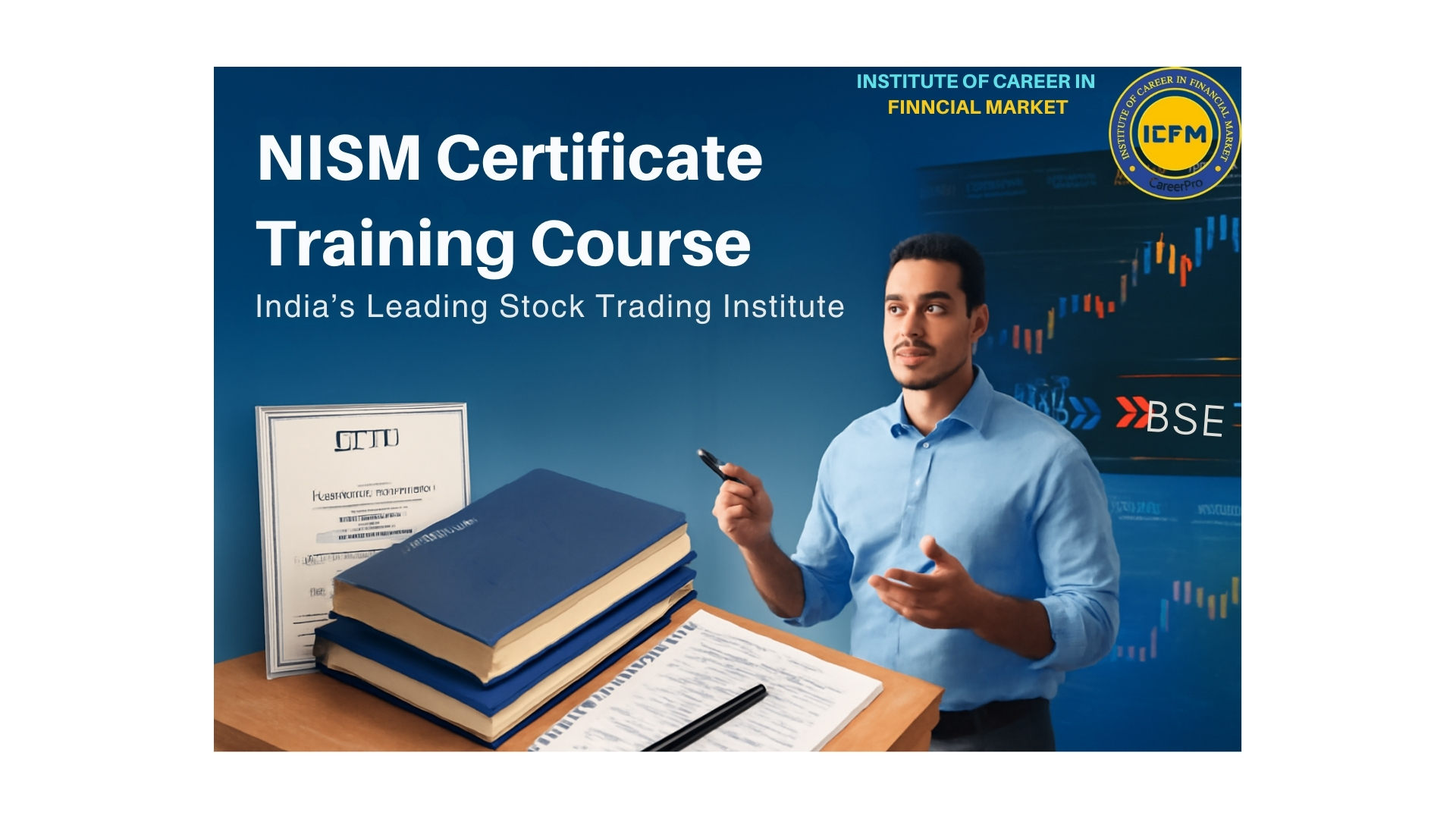 Best Stock Trading Institute in India offering NISM Certificate Training 2025