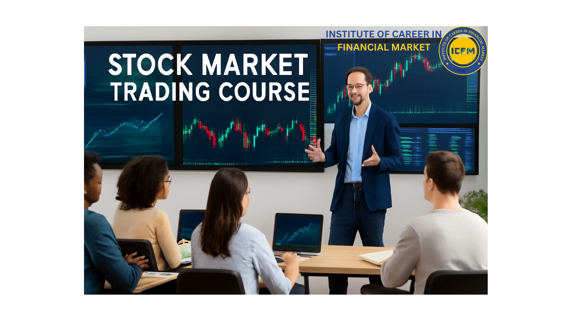 ICFM Stock Market Trading Course 2025 live NSE practice session