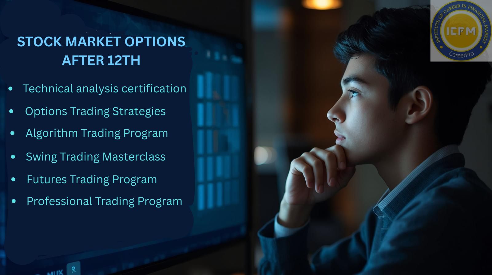 Stock market course for beginners after 12th at ICFM