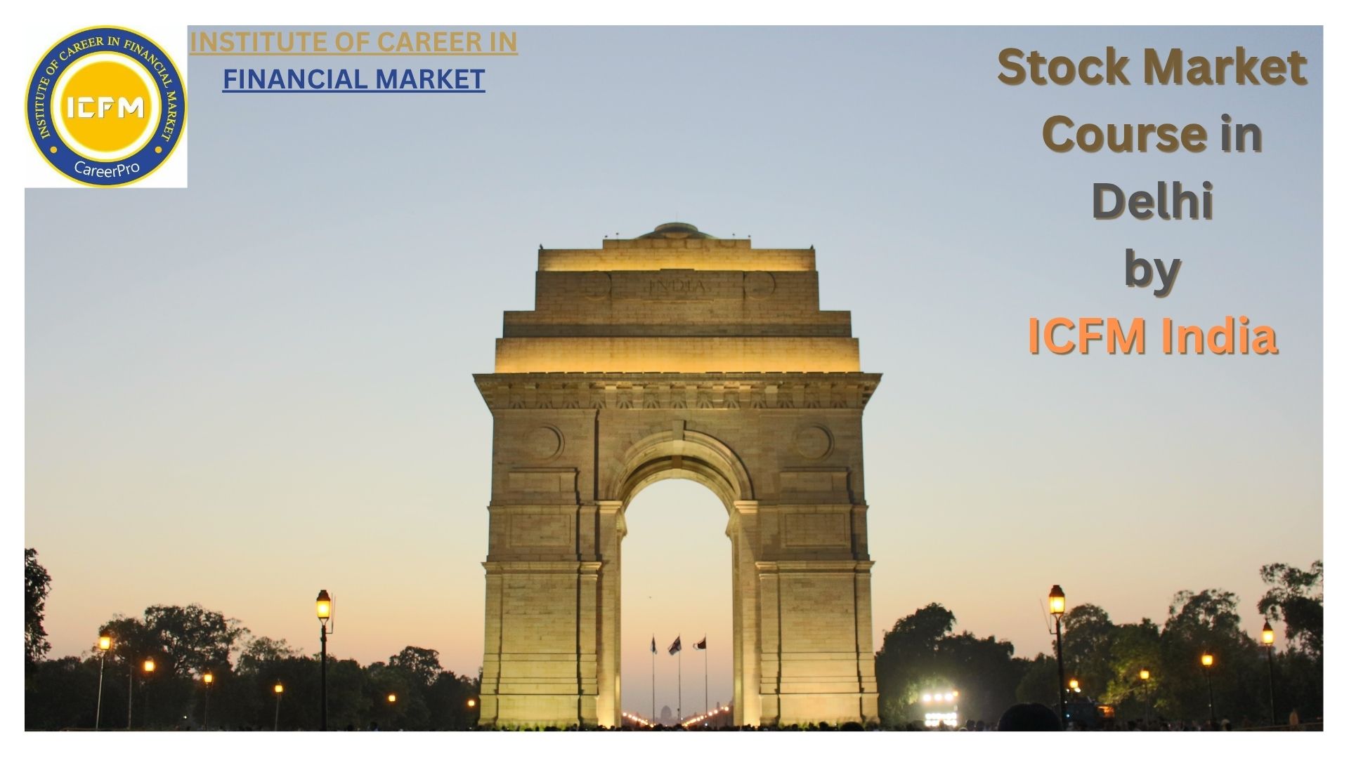 Hands-on trading practice in ICFM’s Stock Market Course in Delhi