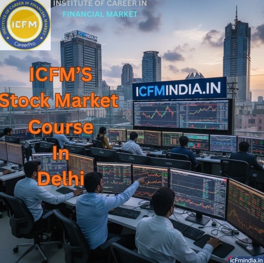 Master trading and investing with ICFM’s Advanced Stock Market Course in Delhi 2025. Live market sessions, expert mentors & certification. Enroll now!