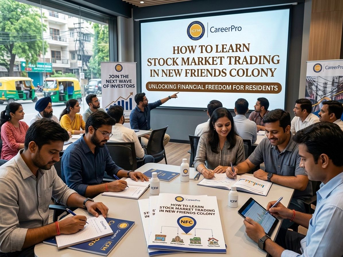 How to Learn Stock Market Trading in New Friends Colony with Practical Training