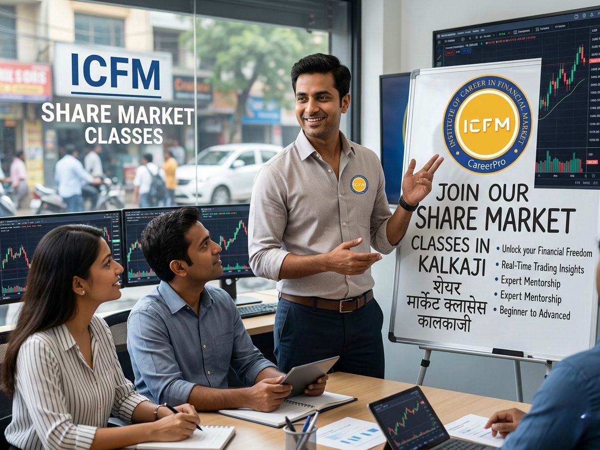 Share Market Classes in Kalkaji with Live Trading Practice by ICFM India